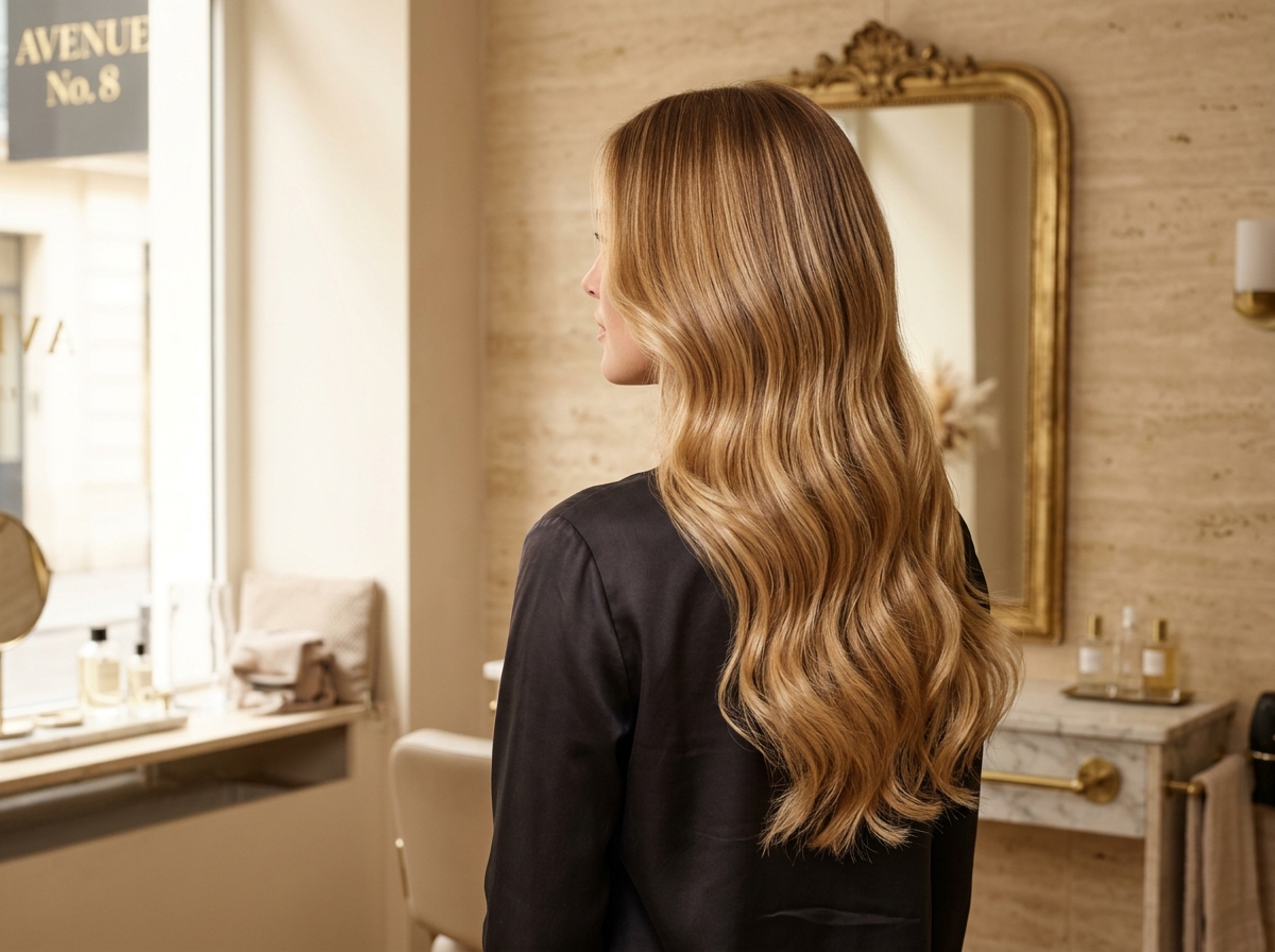 Transformação real balayage antes e depois